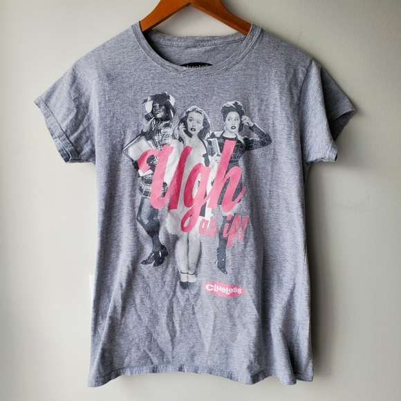 Clueless Ugh As If Grey Tshirt - Picture 1 of 3